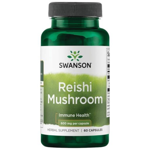 SWANSON Reishi (Ganoderma) gomba 600 mg kapszula 60 db