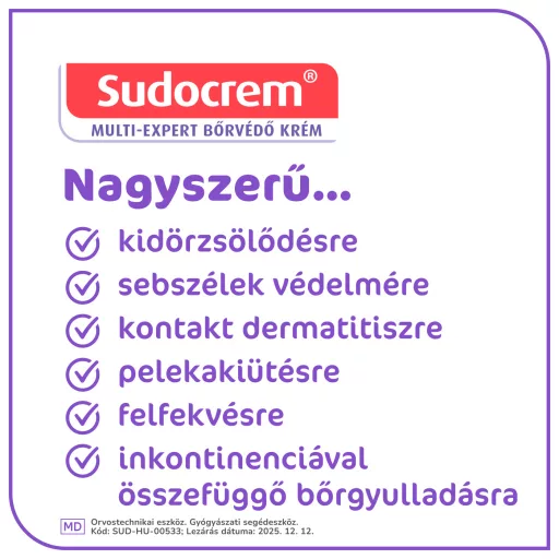 Sudocrem Multi-Expert bőrvédő krém 250 g