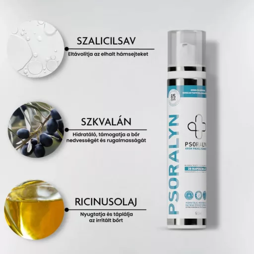 Psoralyn krém pikkelysömörre (85ppm) 50ml 