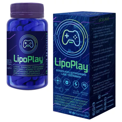 LipoPlay étrend-kiegészítő kapszula 60 db