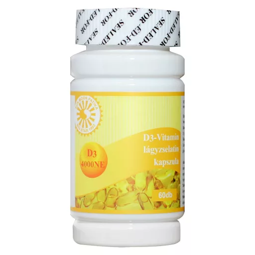 Sun Moon D3-vitamin 4000NE lágyzselatin kapszula 60 db