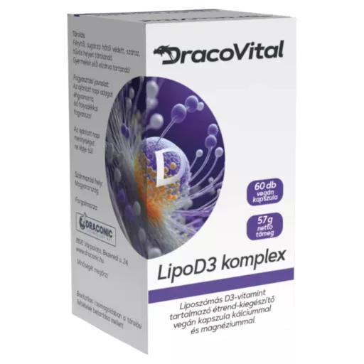 DracoVital LipoD3 Komplex kapszula 60 db