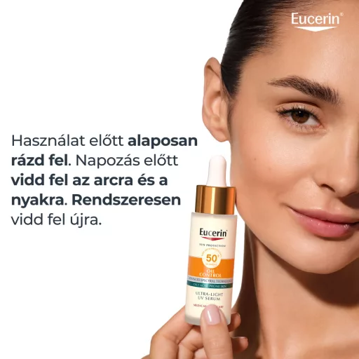 Eucerin Sun Oil Control SPF50+ nappali fényvédő szérum 30 ml