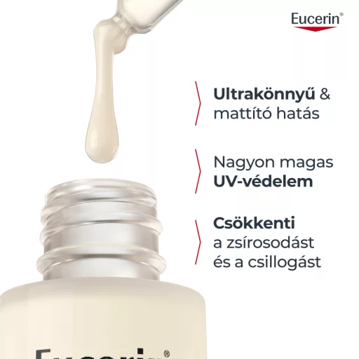 Eucerin Sun Oil Control SPF50+ nappali fényvédő szérum 30 ml