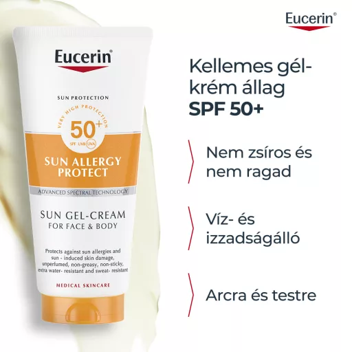 Eucerin Sun Allergy Protect SPF50+ krém-gél 200 ml