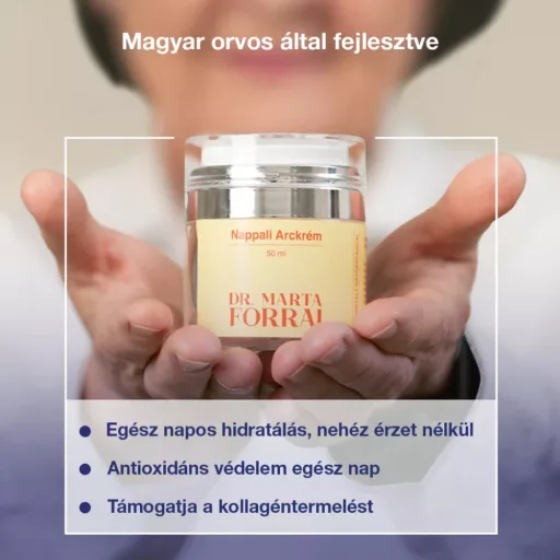 Dr. Marta Forrai anti-aging nappali illatmentes arckrém 50ml 