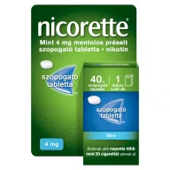   Nicorette Mint 4 mg mentolos préselt szopogató tabletta 40 db