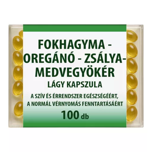 Dr. Chen Fokhagyma-Oregánó-Zsálya-Medvegyökér lágy kapszula 100 db