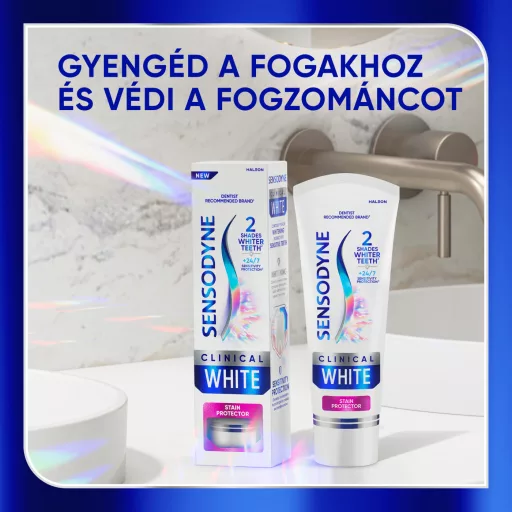 Sensodyne Clinical White Stain Protection fogkrém 75 ml