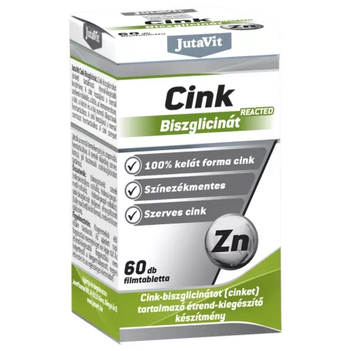 JutaVit Cink-biszglicinát filmtabletta 60 db