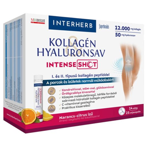 Interherb Kollagén & Hyaluronsav Intense Shot ampulla 14 db