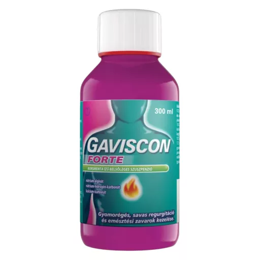 Gaviscon Forte szuszpenzió borsmenta ízű 300 ml