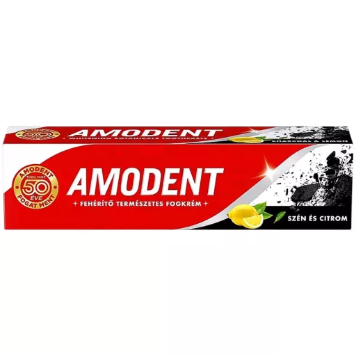 Amodent fogkrém aktív szénnel 100 ml