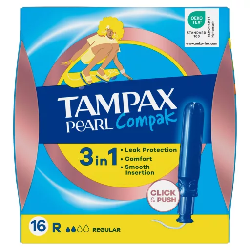 Tampax Compak Pearl Regular applikátoros tampon 16 db