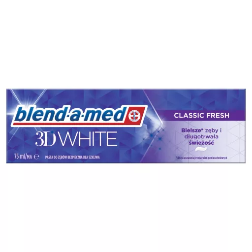 Blend-a-med 3D White Classic Fresh fogkrém 75 ml