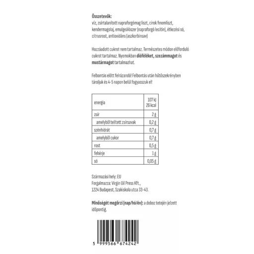 Grapoila napraital tejhelyettesítő növényi ital 1 l