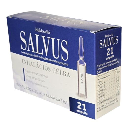 Salvus gyógyvíz ampullás oldat inhalátorba 21x10 ml