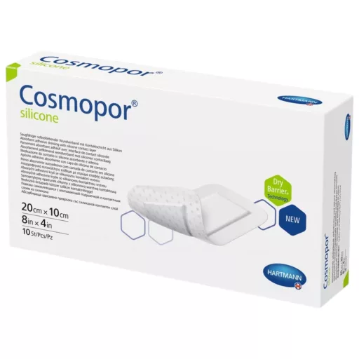 Cosmopor Silicone steril kötszer 20×10 cm 10 db
