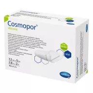 Cosmopor Silicone steril kötszer 7,2×5 cm 10 db