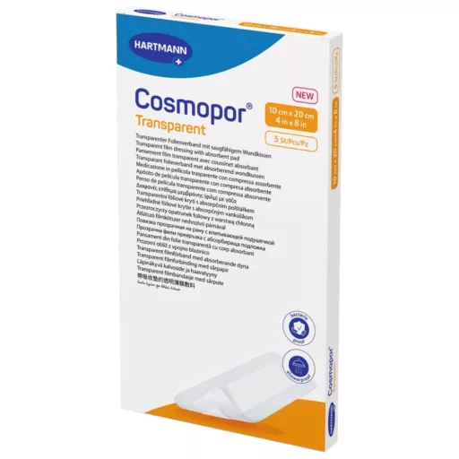 Cosmopor Transparent steril filmkötszer 10×20 cm 5 db