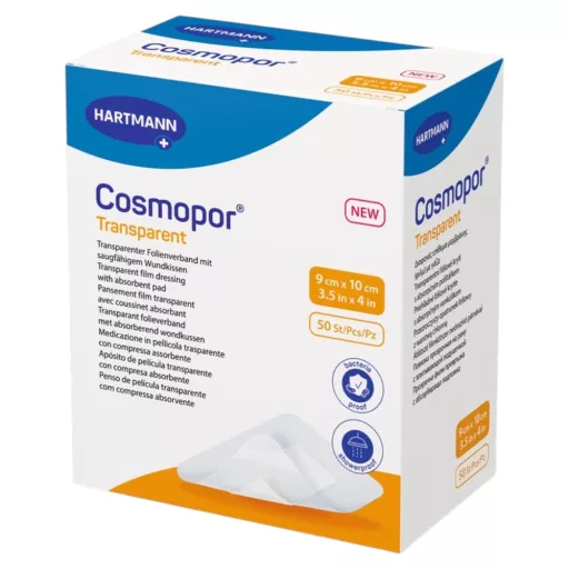 Cosmopor Transparent steril filmkötszer 9×10 cm 50 db