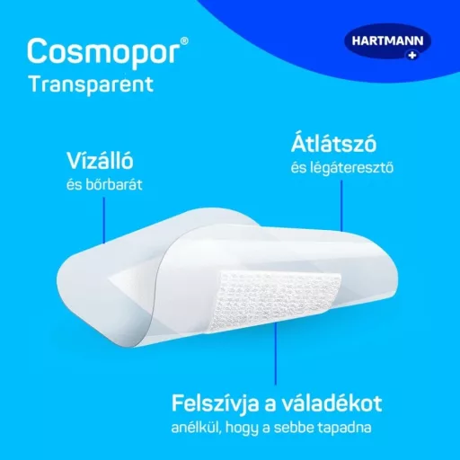 Cosmopor Transparent steril filmkötszer 9×10 cm 5 db