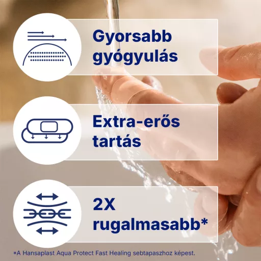 Hansaplast Second Skin Protection hidrokolloidos ujjsebtapasz 10 db 
