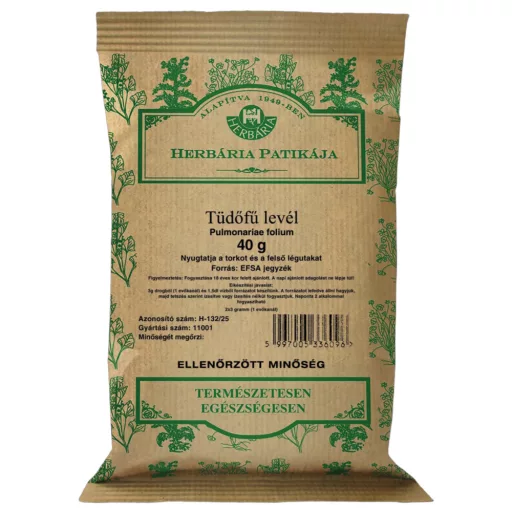 Herbária tüdőfűlevél szálas tea 40 g