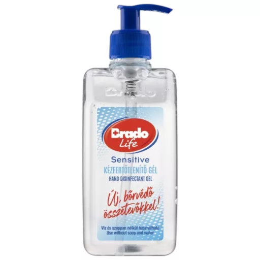 BradoLine BradoLife sensitive kézfertőtlenítő gél 500 ml