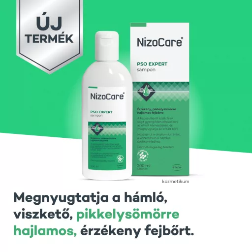 NizoCare PSO Expert sampon pikkelysömörre hajlamos fejbőrre 200 ml