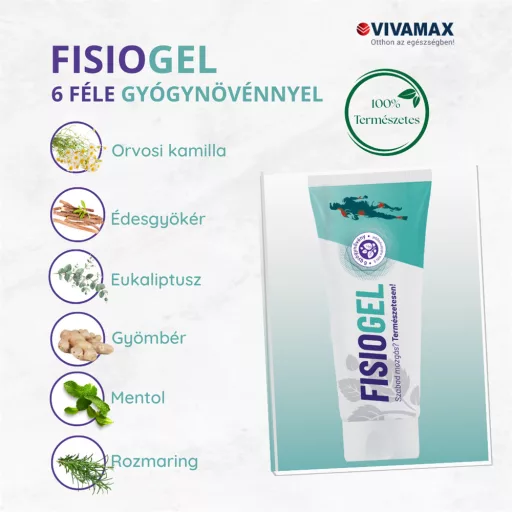 Vivamax Fisiogel 6 gyógynövényes emulgél 100 ml