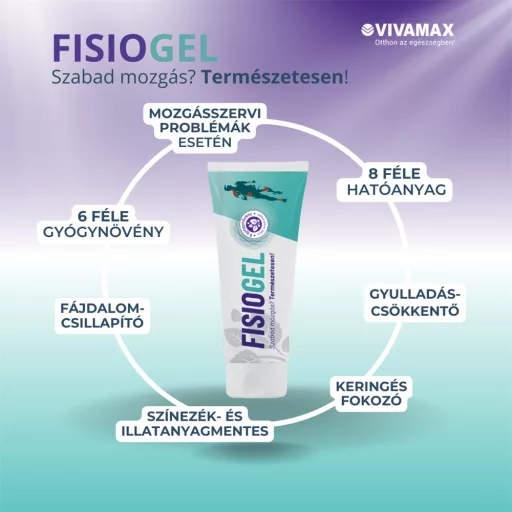 Vivamax Fisiogel 6 gyógynövényes emulgél 100 ml