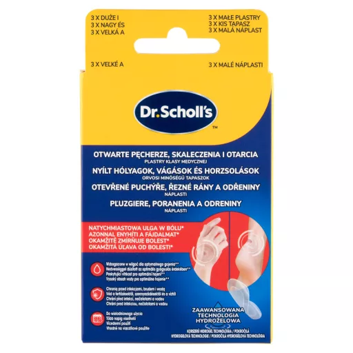 Dr. Scholl's hidrogél tapasz vágásra és horzsolásra 6 db