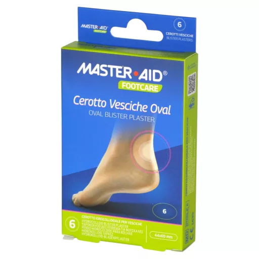 Master-Aid Foot Care Oval vízhólyagtapasz 6 db