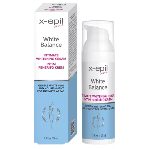 X-Epil Intimo White Balance intim fehérítő krém 50 ml                