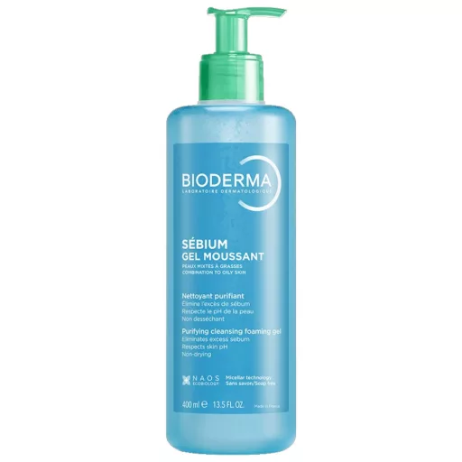 Bioderma Sébium habzó arctisztító gél 400 ml