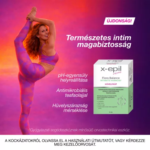 X-Epil Intimo Flora Balance hüvelykúp 10 db