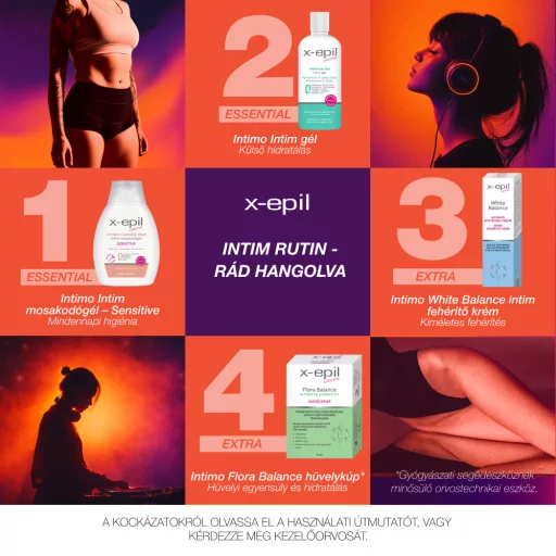 X-Epil Intimo Flora Balance hüvelykúp 10 db
