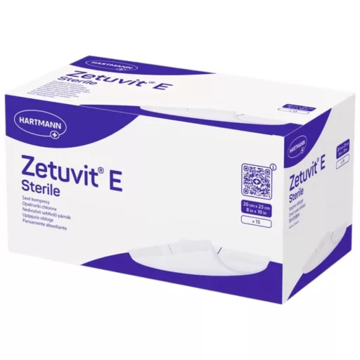 Zetuvit E steril sebpárna 20 x 25 cm 15 db