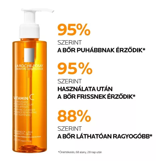 La Roche-Posay C-vitaminos habzó arctisztító gél 200 ml