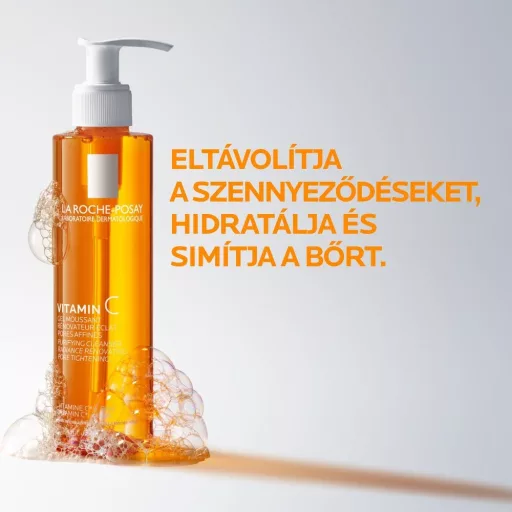 La Roche-Posay C-vitaminos habzó arctisztító gél 200 ml