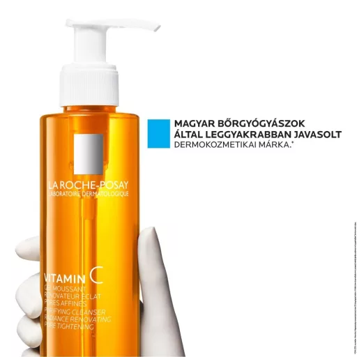 La Roche-Posay C-vitaminos habzó arctisztító gél 200 ml