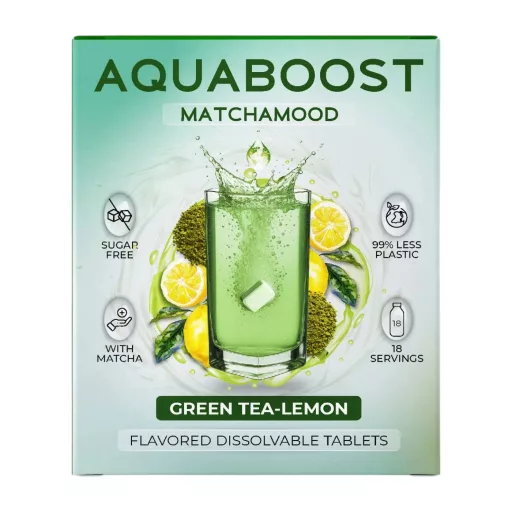 Aquaboost MatchaMood pezsgőtabletta 18 db