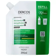   Vichy Dercos korpásodás elleni sampon száraz hajra utántöltő 390 ml