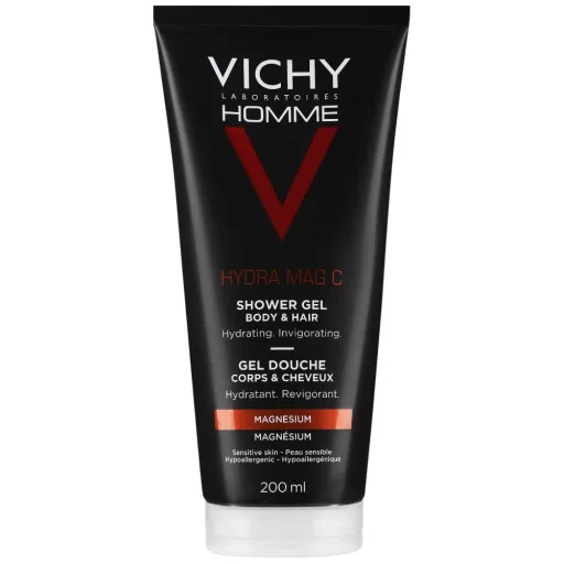 Vichy Homme Hydra Mag C hidratáló tusfürdő 200 ml