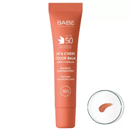 BABÉ Lip & Cheek színezett ajak- és arcbalzsam SPF50 - nude 20 ml