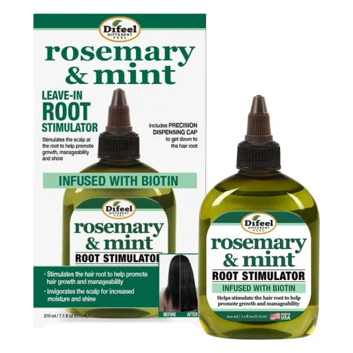 Difeel Rosemary & Mint hajgyökér-serkentő szérum biotinnal 75 ml