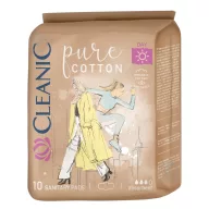 Cleanic Pure Cotton nappali egészségügyi betét 10 db