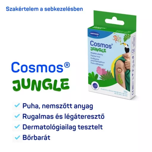 Cosmos Jungle gyermek sebtapasz 12 db