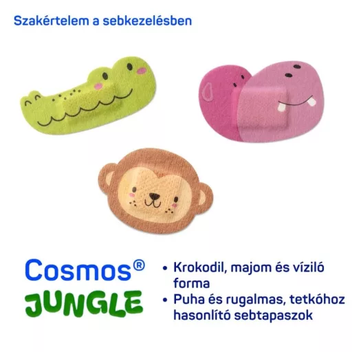 Cosmos Jungle gyermek sebtapasz 12 db